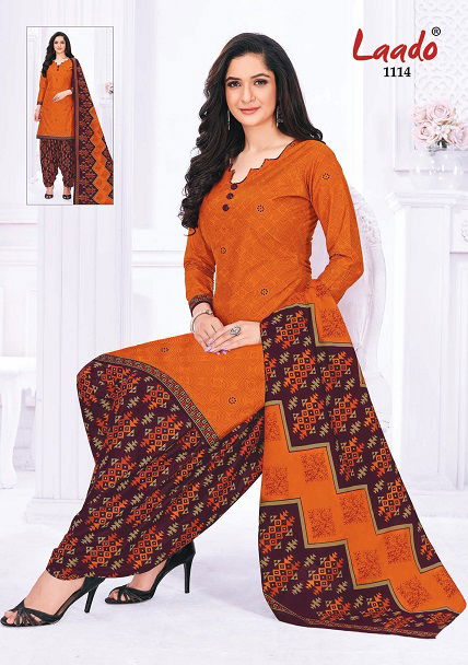 Laado Priti Patiyala Vol 11 Ethnic Wear Printed Wholesale Readymade  Cotton Dress
